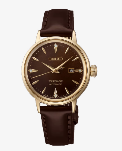Seiko Presage ‘Jamaican Coffee’ Diamond-Set 30mm Cocktail Time SRE020J1 Replica Watch